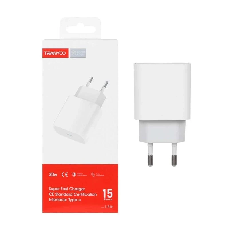 CARGADOR P30 1XUSB-C PD30W BLANCO