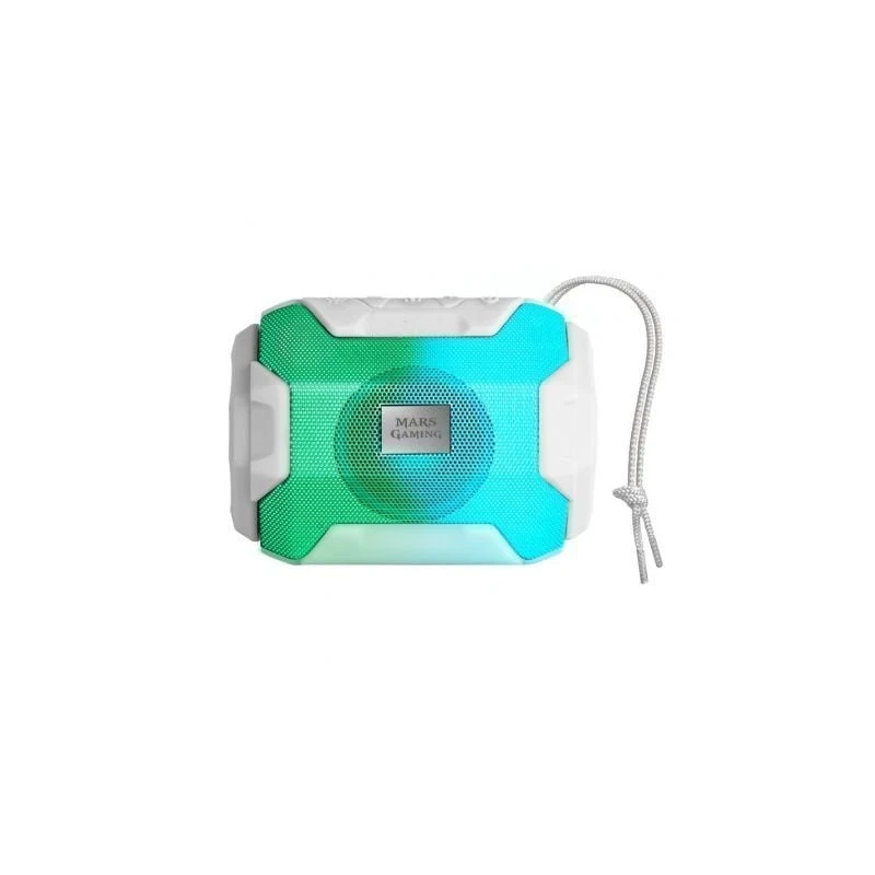 Altavoz con Bluetooth Mars Gaming MSBAXW/ 10W/ 1.0/ Blanco