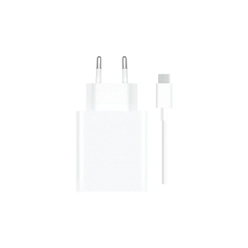 Cargador de Pared Xiaomi 67W HyperCharge Combo (Type-A)/ 1xUSB + Cable USB Tipo-C/ 67W
