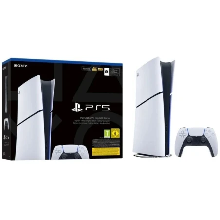 DIGITALConsola Sony Playstation 5 - PS5 Slim Digital 825GB/ Incluye Mando Dual Sense/ Chassis E