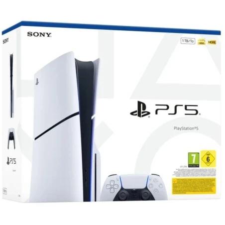 Sony Playstation 5 - PS5 Slim Estándar 1TB/ Incluye Mando Dual Sense y Juego Preinstalado ASTRO's PLAYROOM/ Chassis E